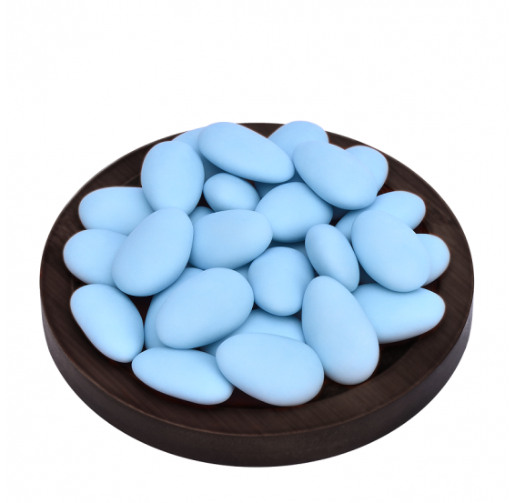 Hochzeitsmandeln hellblau