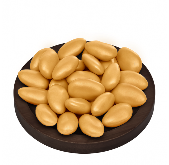 Hochzeitsmandeln Gold Metallic