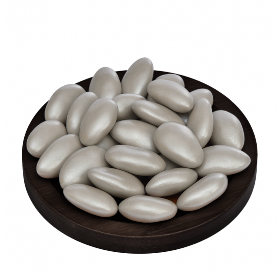 Hochzeitsmandeln Silber Metallic