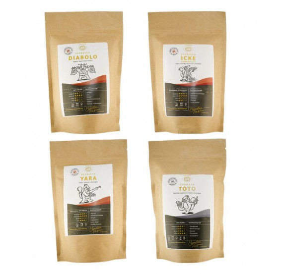 Probierpaket 4 x 250g Espresso